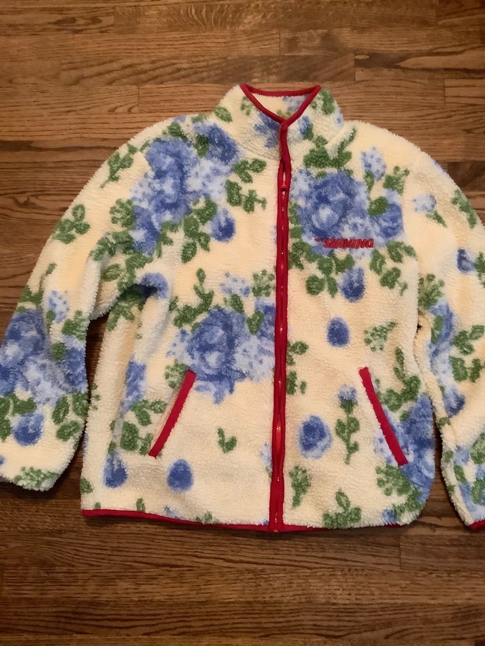 Dumbgood x The Shining Movie Zippered
Floral Fleece Jacket